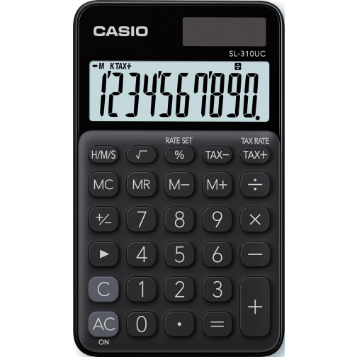 Casio zakrekenmachine SL-310UC, zwart