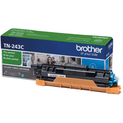 Brother toner, 1.000 pagina's, OEM TN-243C, cyaan