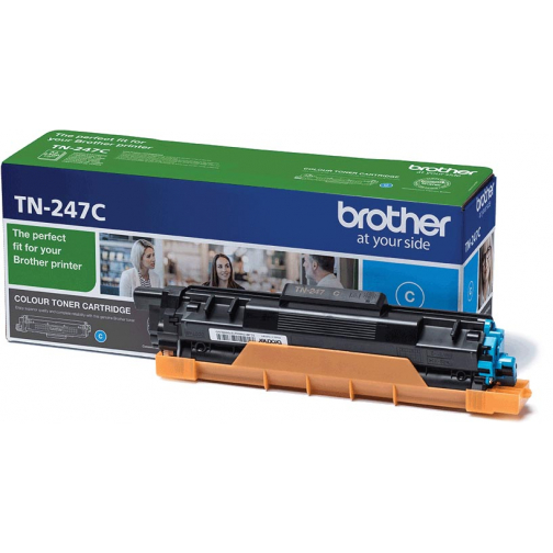 Brother toner, 2.300 pagina's, OEM TN-247C, cyaan