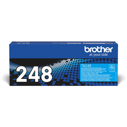 Brother toner, 1.000 pagina's, OEM TN-248C, cyaan