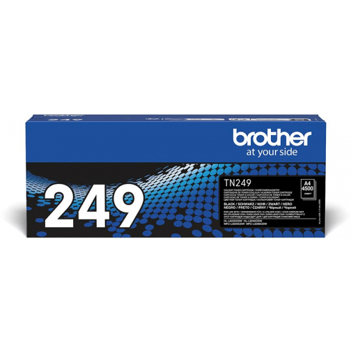 Brother toner, 4.000 pagina's, OEM TN-249BK, zwart