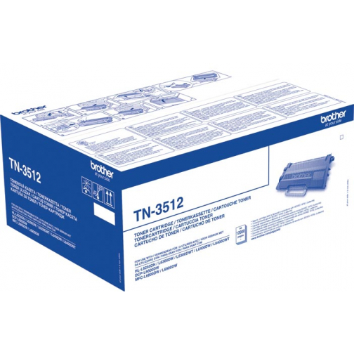 Brother toner, 12.000 pagina's, OEM TN-3512, zwart