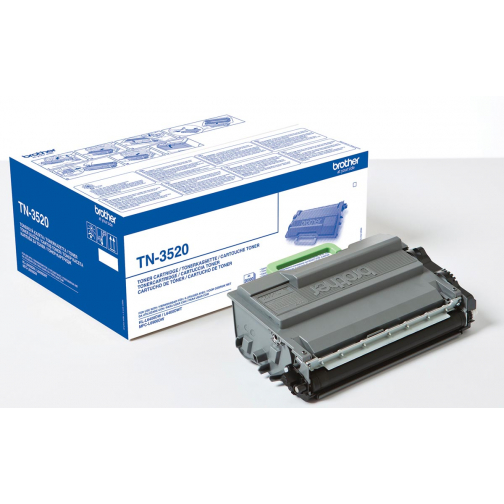 Brother toner, 20.000 pagina's, OEM TN-3520, zwart