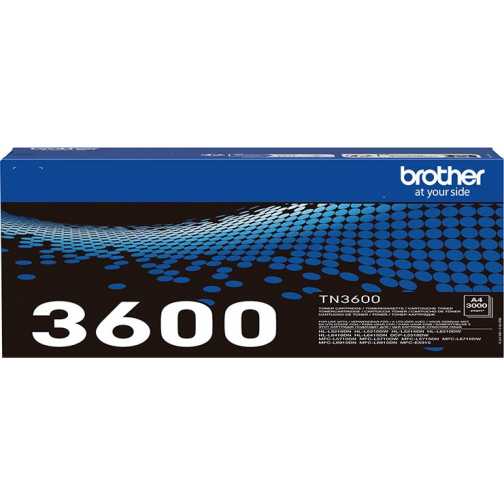 Brother toner, 3.000 pagina's, OEM TN-3600, zwart