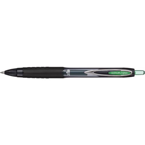 Uni-ball roller Signo RT207, medium punt, groen