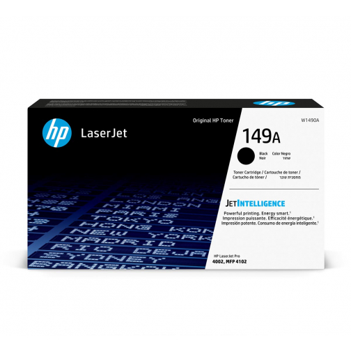 HP toner 149A, 2.900 pagina's, OEM W1490A, zwart