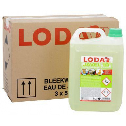 Loda Javel 10° bleekwater, groen, bidon van 5 l