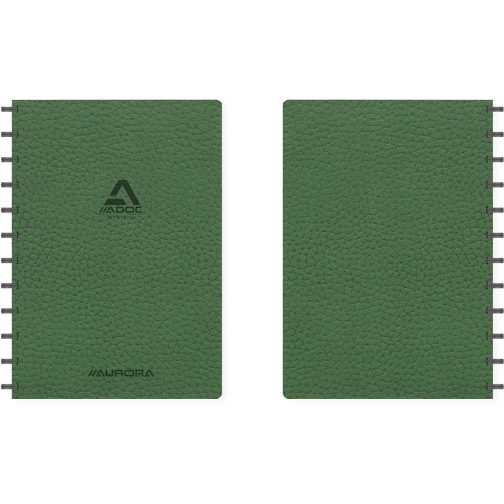 Adoc Business schrift, ft A4, 144 bladzijden, geruit 5 mm, groen