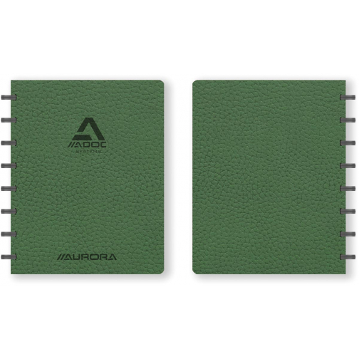 Adoc Business schrift, ft A5, 144 bladzijden, geruit 5 mm, groen