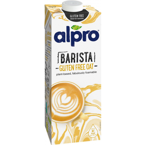 Alpro Barista plantaardige havermelk, 1 l, pak van 8 stuks