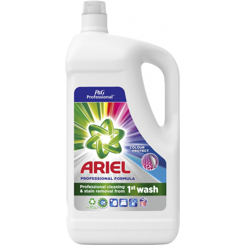 Ariel Professional Formula Colour Protect wasmiddel, fles van 4,95 liter, 110 wasbeurten