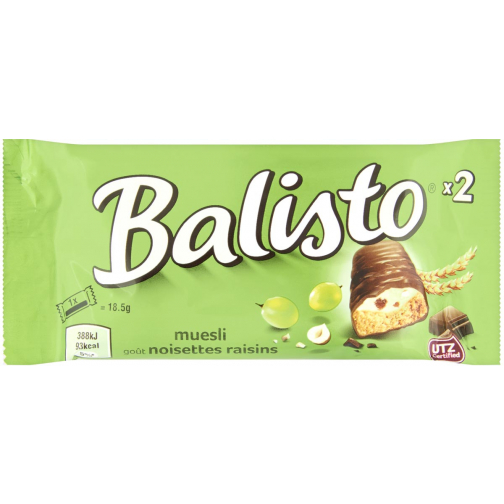 Balisto Muesli koekje Groen, 37 g