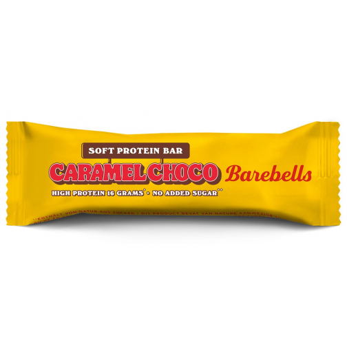 Barebells Soft Caramel Choco, reep van 55 g, pak van 12 stuks