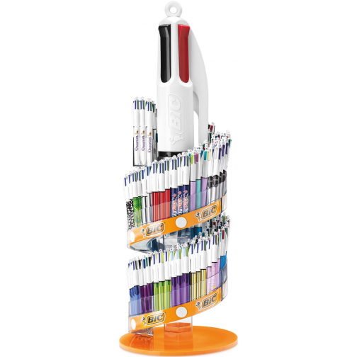 Bic 4 Colours Family balpen, display van 198 stuks, assorti