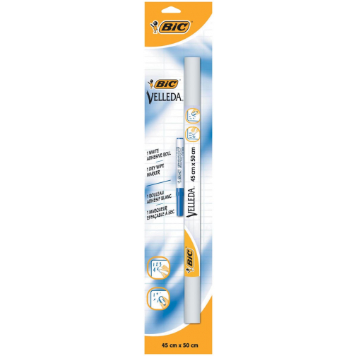 Bic zelfklevende rollen (whiteboard vellen) Velled ft 45 x 50 cm