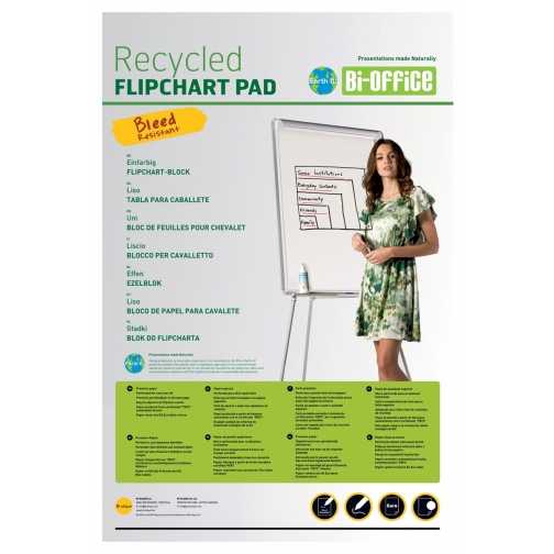 Bi-Office Papierblok voor flipcharts Earth-it