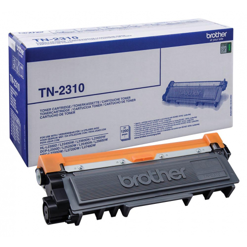 Brother toner, 1.200 pagina's, OEM TN-2310, zwart