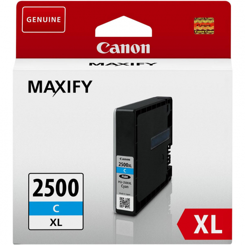 Canon inktcartridge PGI-2500XL, 1.760 pagina's, OEM 9265B001, cyaan