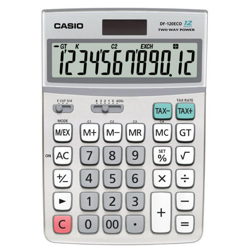 Casio bureaurekenmachine DF-120 ECO