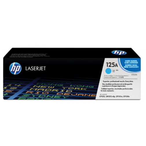 HP toner 125A, 1 400 pagina's, OEM CB541A, cyaan