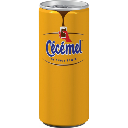 Cécémel chocolademelk, blik van 25 cl, pak van 24 stuks