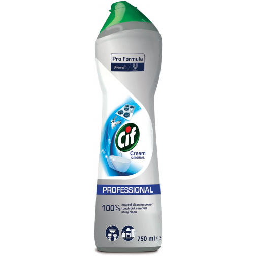 Cif schuurcrème original, flacon van 750 ml