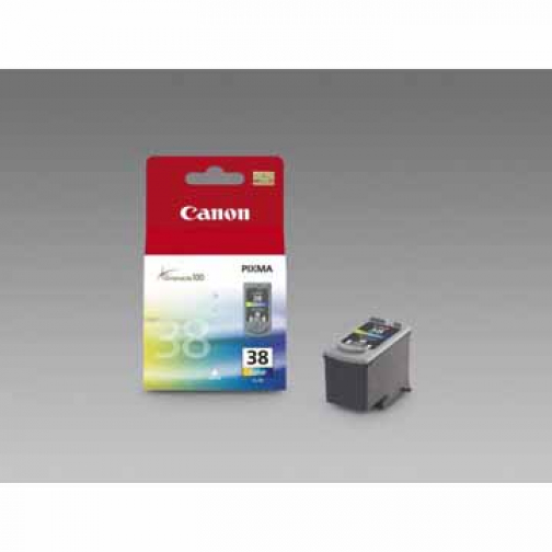 Canon inktcartridge CL-38, 207 pagina's, OEM 2146B001, 3 kleuren