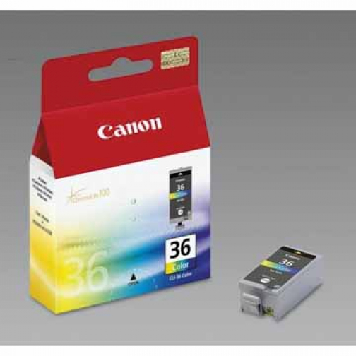 Canon inktcartridge CLI-36, 249 pagina's, OEM 1511B001, 3 kleuren
