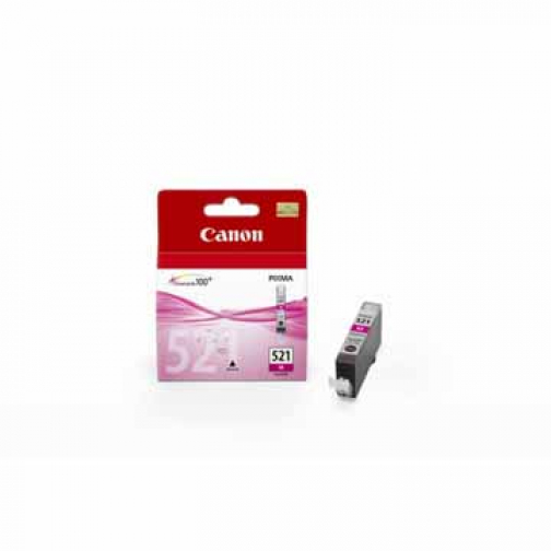 Canon inktcartridge CLI-521M, 445 pagina's, OEM 2935B001, magenta