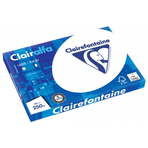 Clairefontaine Clairalfa presentatiepapier A3, 250 g, pak van 125 vel
