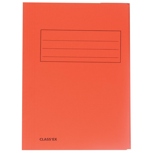 Class'ex dossiermap, 3 kleppen, oranje