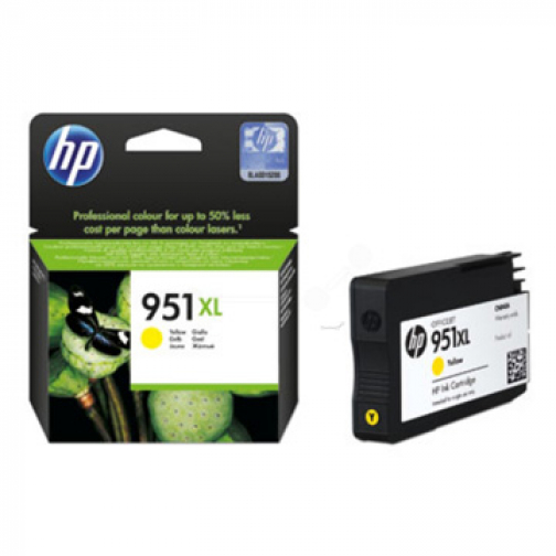 HP inktcartridge 951XL geel, 1500 pagina's - OEM: CN048AE