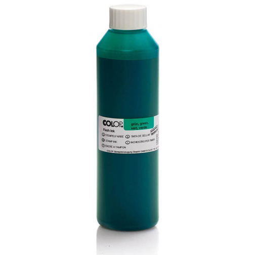 Colop Flash inkt, groen 250 ml