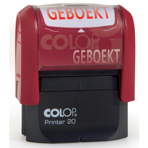 Colop formulestempel Printer tekst: GEBOEKT