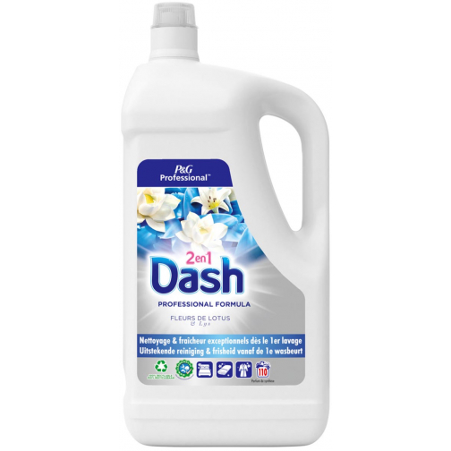 Dash Professional Formula Fleurs de Lotus wasmiddel, fles van 4,95 liter, 110 wasbeurten