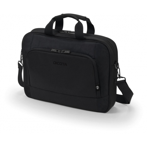 Dicota laptoptas Eco Top Traveller, voor laptops tot 14,1 inch, zwart