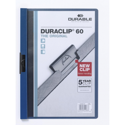Durable Klemmap Duraclip Original 60 donkerblauw