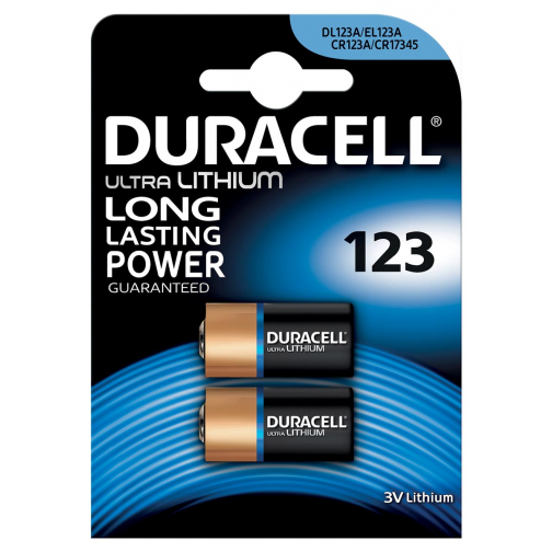 Duracell Ultra Lithium 123, blister van 2 stuks