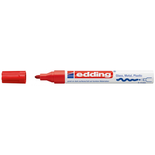 Edding glanslakmarker e-750 CR rood