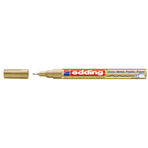 Edding glanslakmarker e-780 CR goud