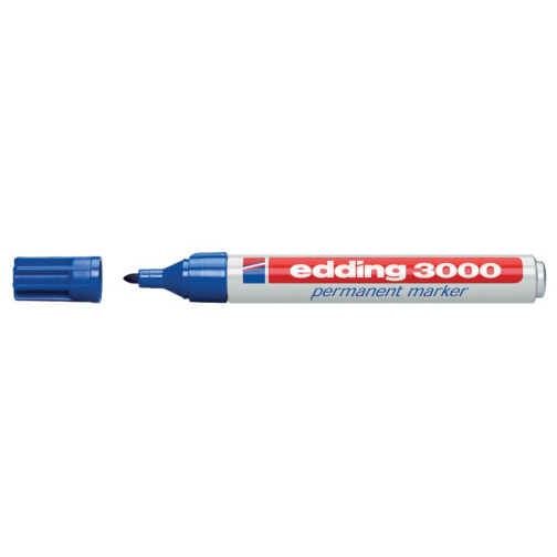 Edding permanent marker 3000 blauw