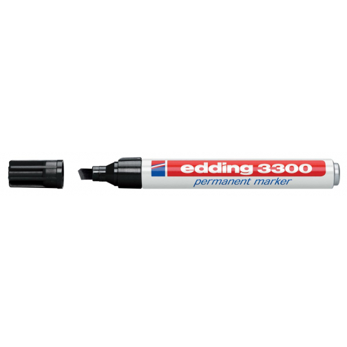 Edding permanent marker e-3300 zwart (op blister)