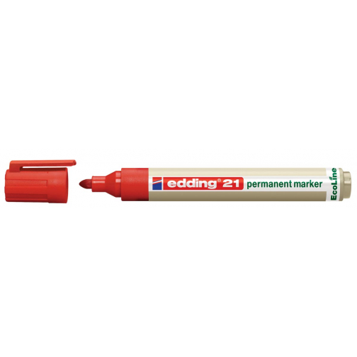 Edding permanent marker Ecoline e-21 rood