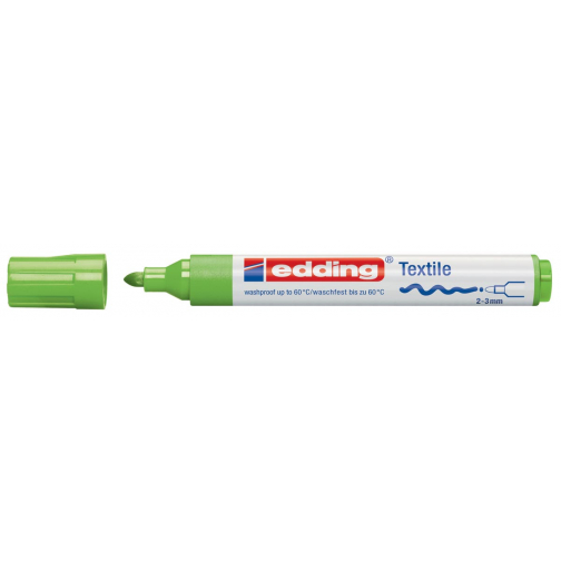 Edding textielmarker 4500 lichtgroen