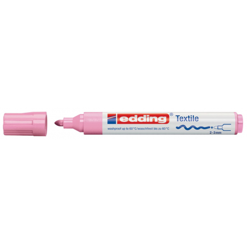 Edding textielmarker 4500 roze