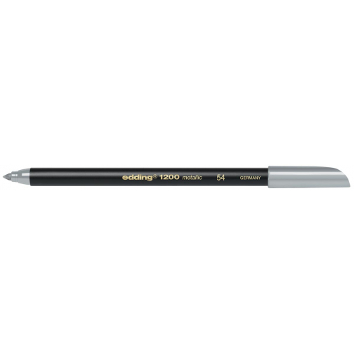 Edding viltstift e-1200 metallic zilver