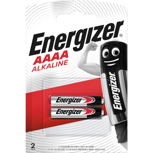 Energizer batterij Alkaline AAAA, blister van 2 stuks