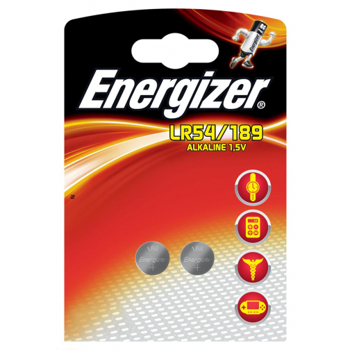 Energizer knoopcel LR54/189, blister van 2 stuks