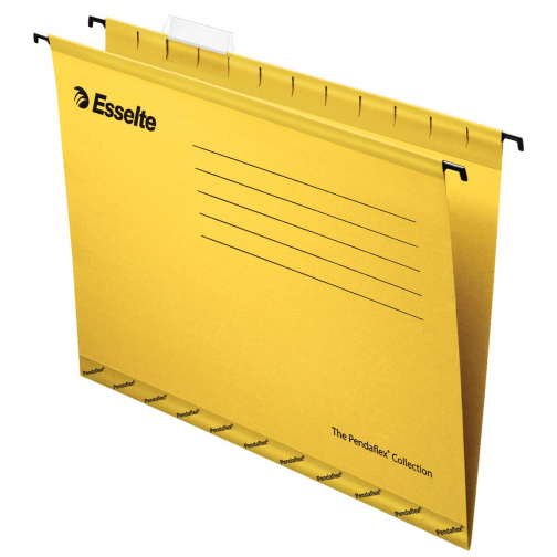 Esselte hangmappen voor laden Pendaflex Plus tussenafstand 330 mm, geel, doos van 25 stuks