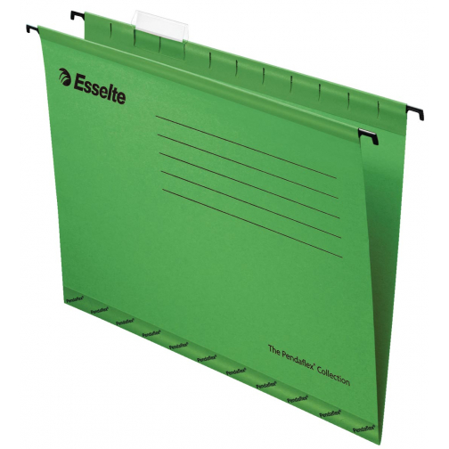 Esselte hangmappen voor laden Pendaflex Plus tussenafstand 330 mm, groen, doos van 25 stuks